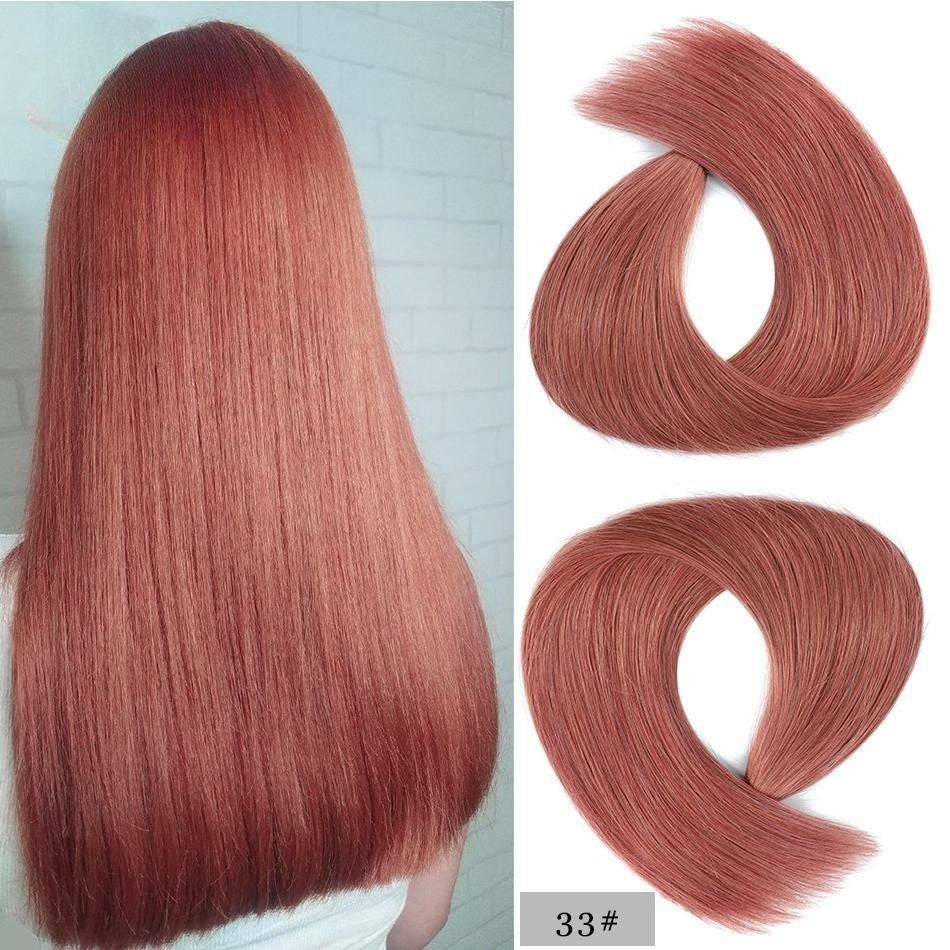 100% Human Remy Hair Extension Hand Tied Weft