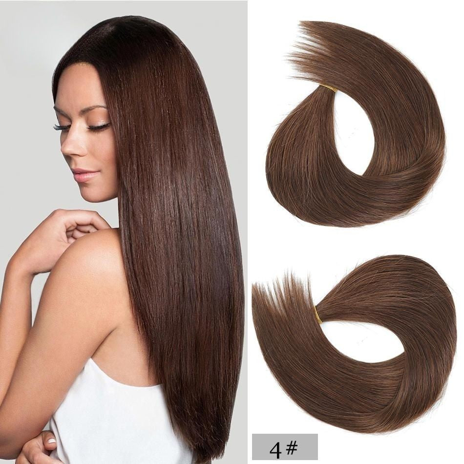 100% Human Remy Hair Extension Hand Tied Weft