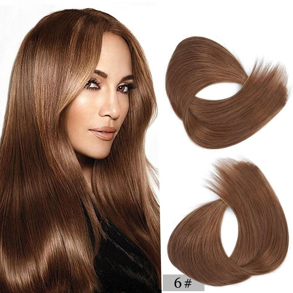 100% Human Remy Hair Extension Hand Tied Weft