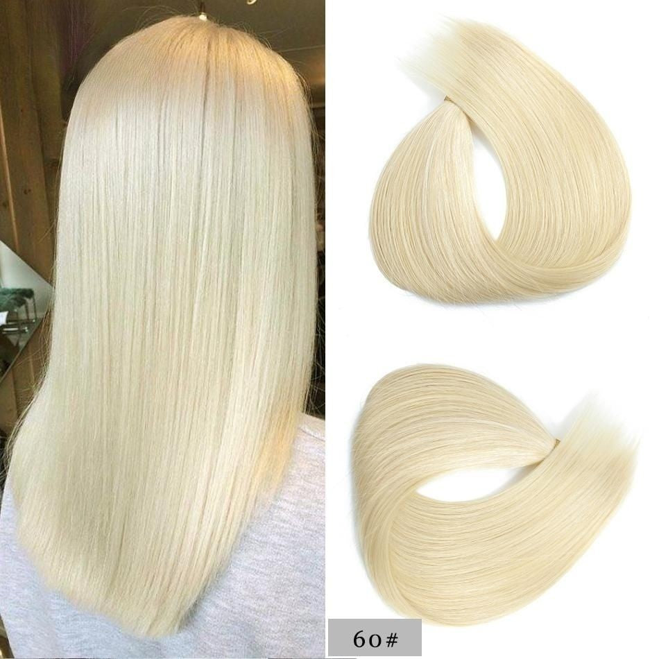 100% Human Remy Hair Extension Hand Tied Weft