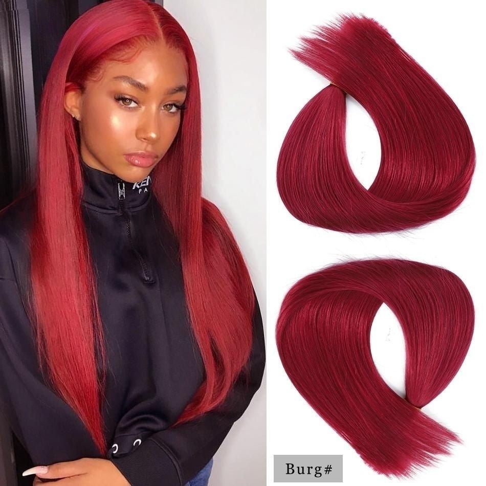 100% Human Remy Hair Extension Hand Tied Weft