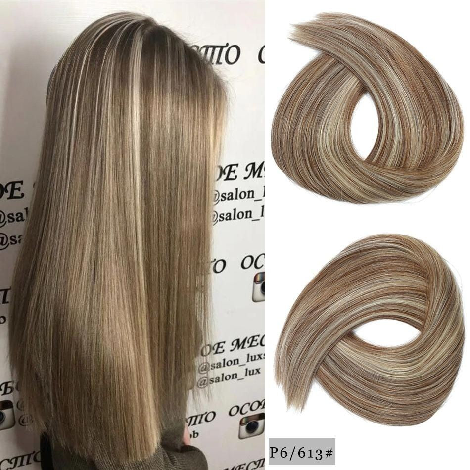 100% Human Remy Hair Extension Hand Tied Weft